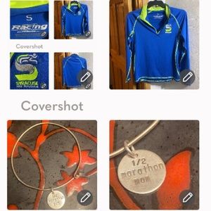 Jersey 1/2Marathon mom+925 Sterling bangle szS & 7”wrist